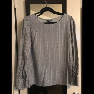 Express stripped blouse